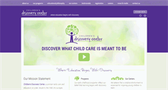 Desktop Screenshot of childrensdiscoverycenters.com
